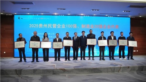 中偉股份登頂“貴州民營企業(yè)100強(qiáng)”榜首！